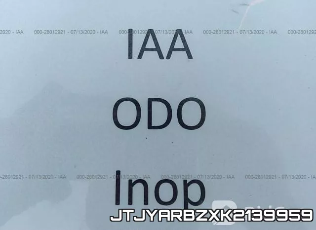 JTJYARBZXK2139959 фото 8
