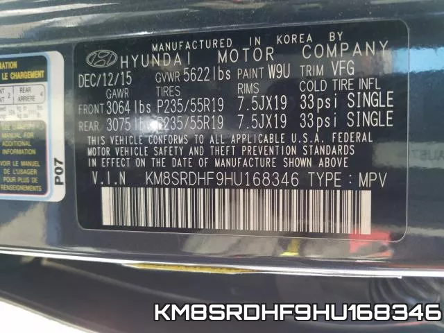 KM8SRDHF9HU168346 фото 2