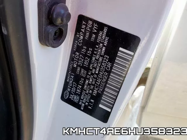 KMHCT4AE6HU358323 фото 2