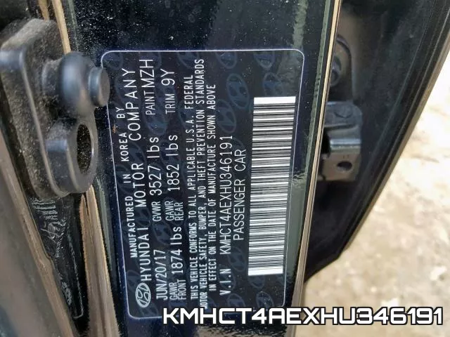 KMHCT4AEXHU346191 фото 2