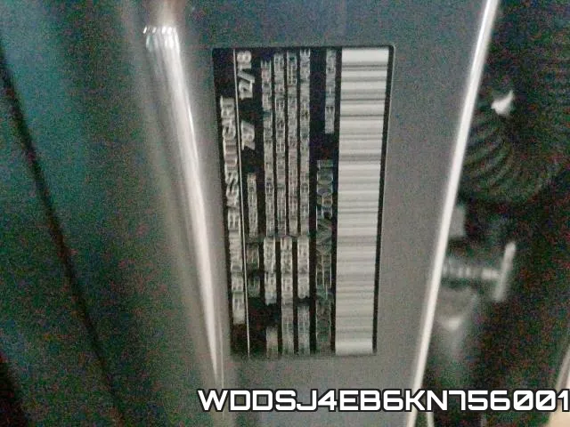 WDDSJ4EB6KN756001 фото 2