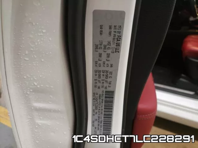 1C4SDHCT7LC228291 фото 2