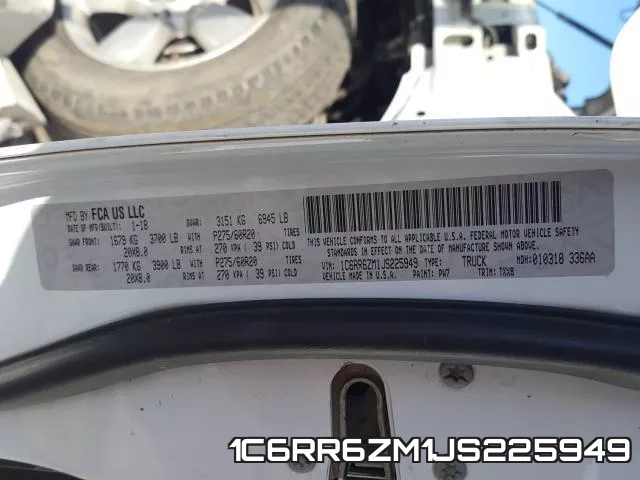 1C6RR6ZM1JS225949 фото 2