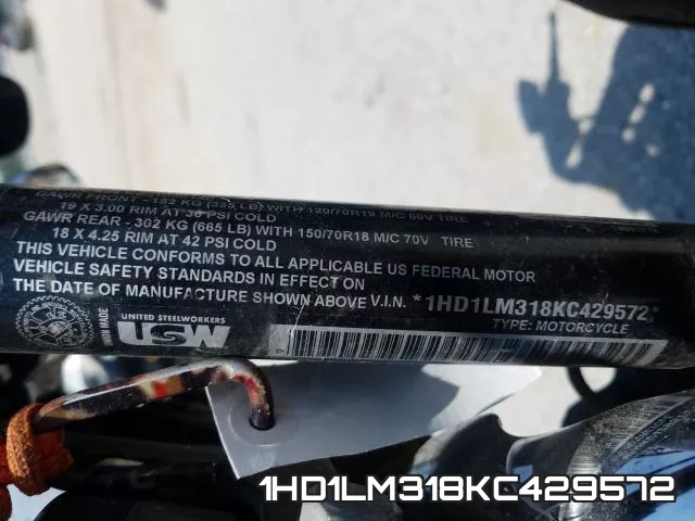 1HD1LM318KC429572 фото 2