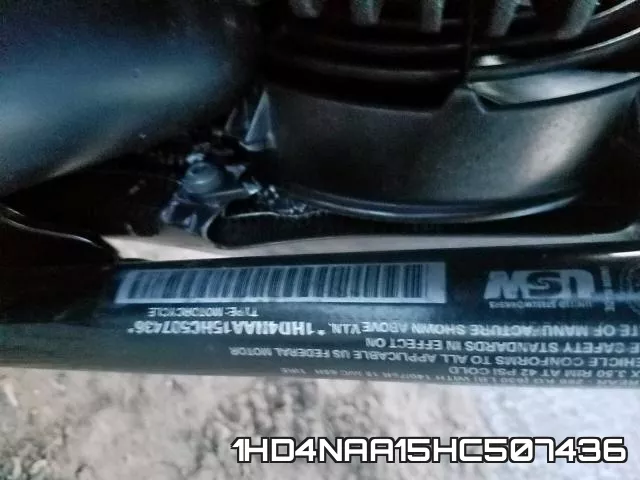 1HD4NAA15HC507436 фото 2
