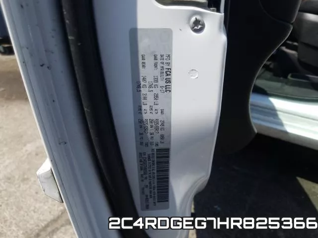 2C4RDGEG7HR825366 фото 2