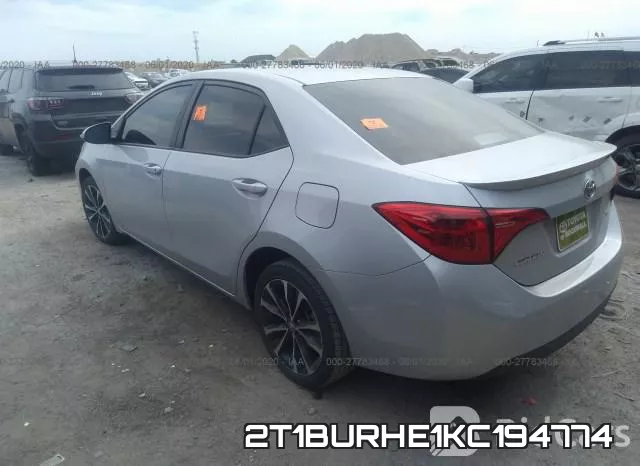 2T1BURHE1KC194774 фото 4