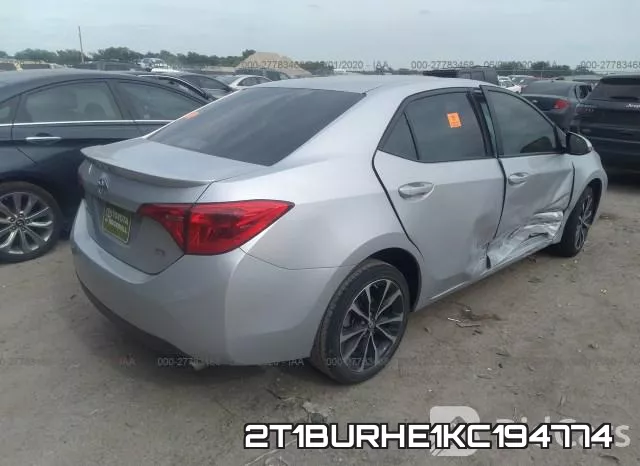 2T1BURHE1KC194774 фото 5
