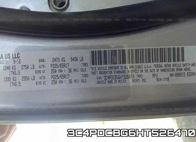 3C4PDCBG6HT526470 фото 10