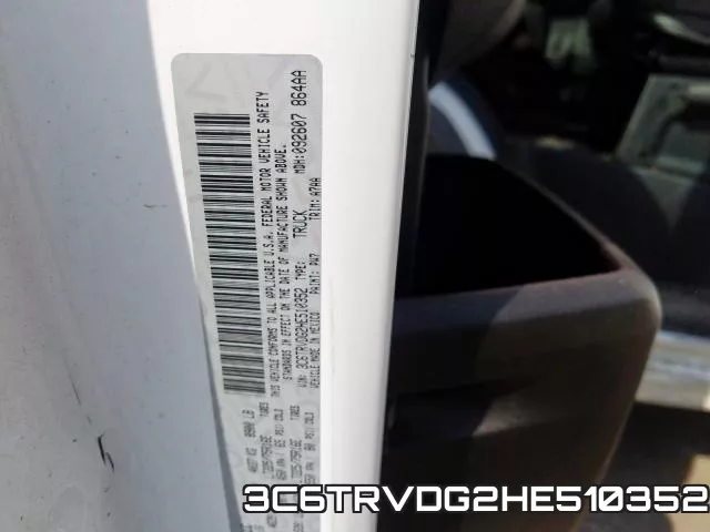3C6TRVDG2HE510352 фото 2