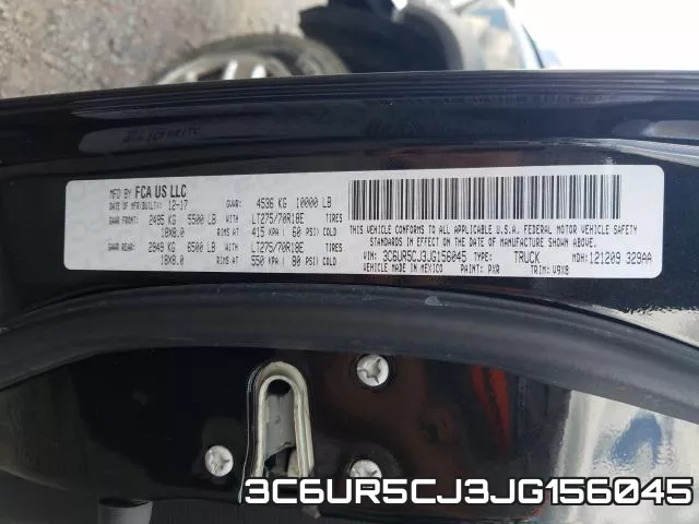 3C6UR5CJ3JG156045 фото 2