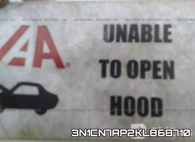 3N1CN7AP2KL868710 фото 2