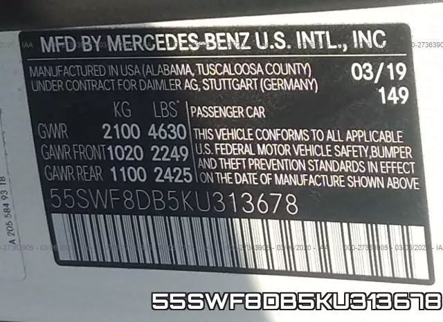 55SWF8DB5KU313678 фото 9