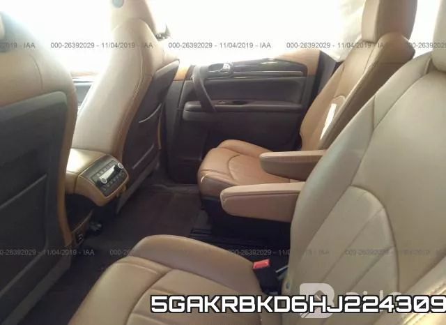 5GAKRBKD6HJ224309 фото 9