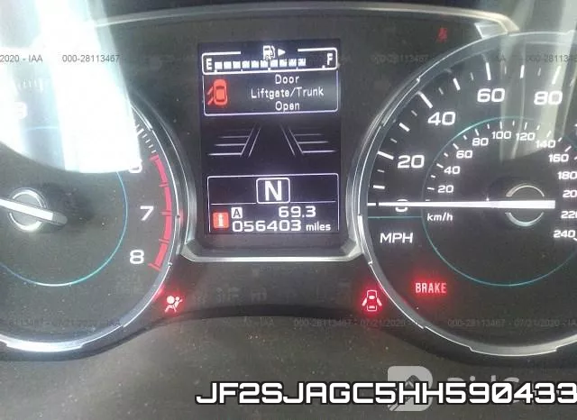 JF2SJAGC5HH590433 фото 8
