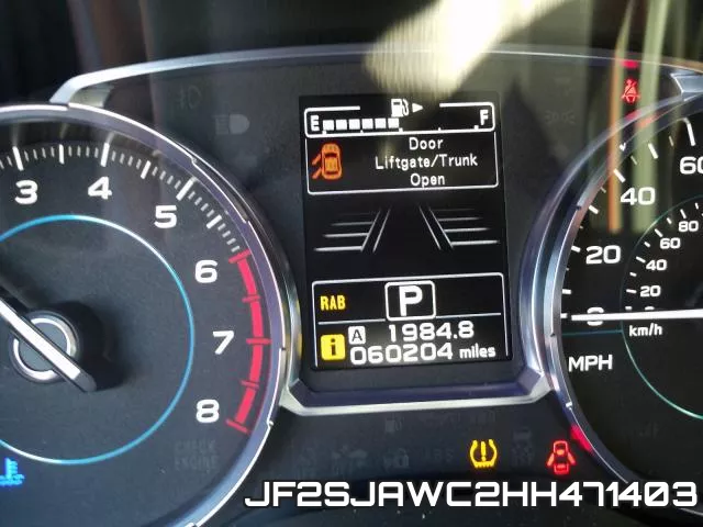 JF2SJAWC2HH471403 фото 9