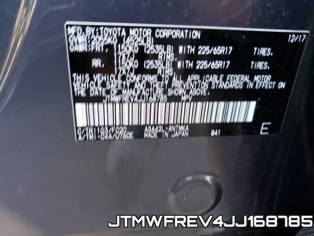 JTMWFREV4JJ168785 фото 2