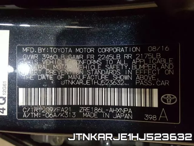JTNKARJE1HJ523632 фото 2
