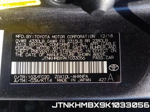 JTNKHMBX9K1033056 фото 2
