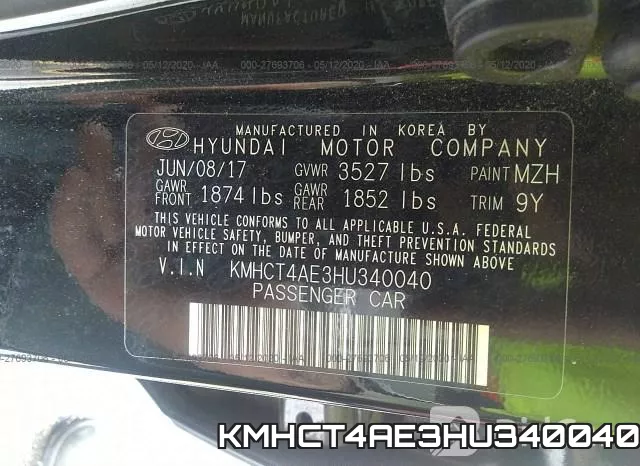 KMHCT4AE3HU340040 фото 10