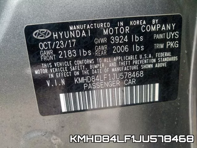 KMHD84LF1JU578468 фото 2