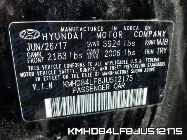 KMHD84LF8JU512175 фото 2