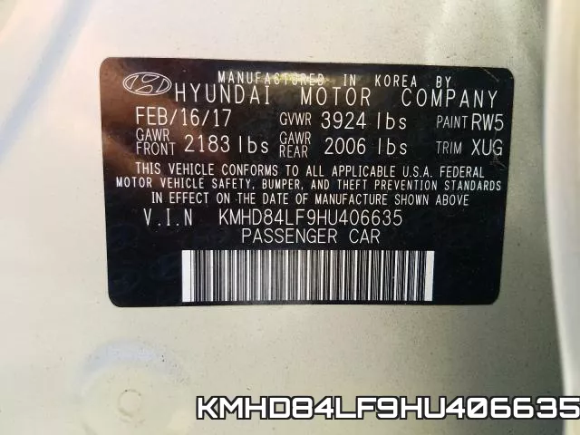 KMHD84LF9HU406635 фото 2