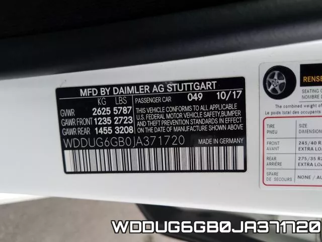 WDDUG6GB0JA371720 фото 2