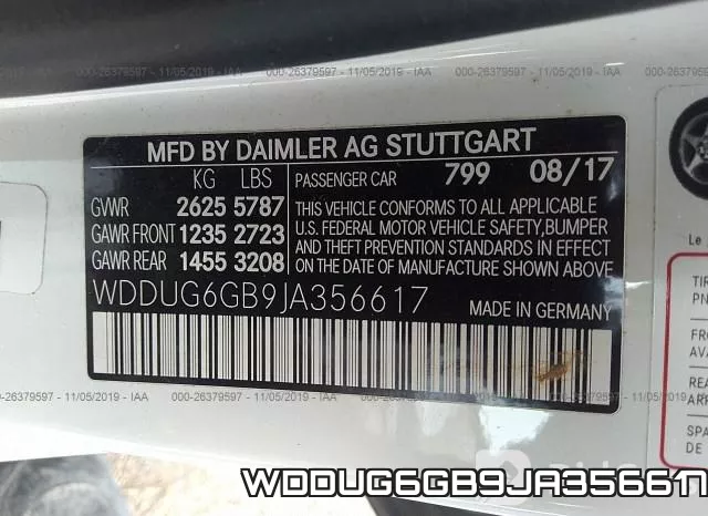 WDDUG6GB9JA356617 фото 10