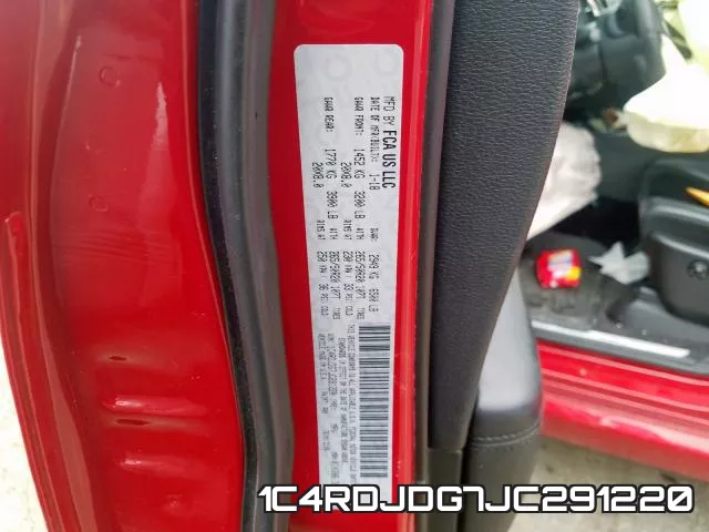 1C4RDJDG7JC291220 фото 2