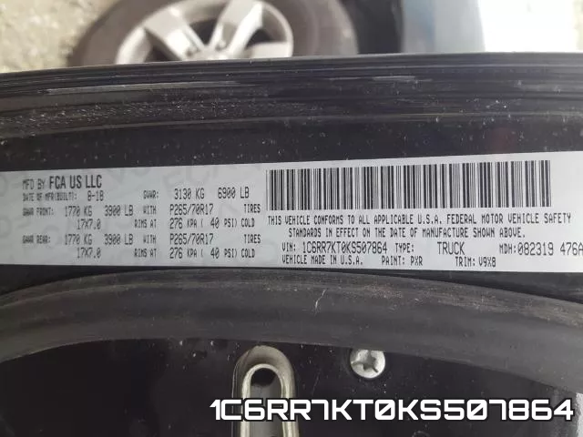 1C6RR7KT0KS507864 фото 2