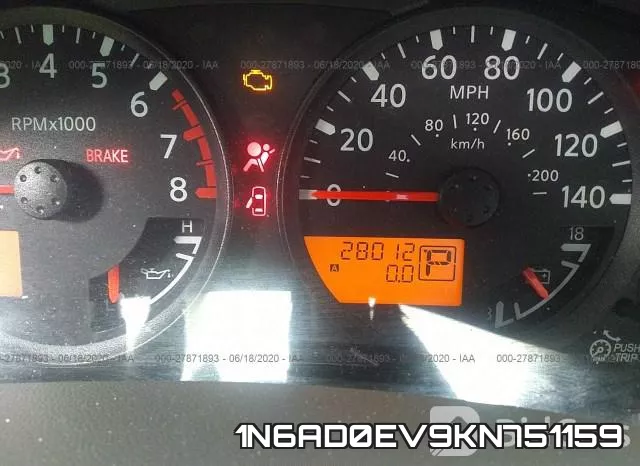1N6AD0EV9KN751159 фото 8
