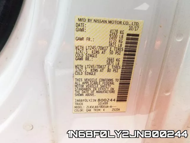 1N6BF0LY2JN800244 фото 2