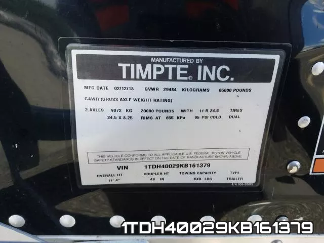 1TDH40029KB161379 фото 2
