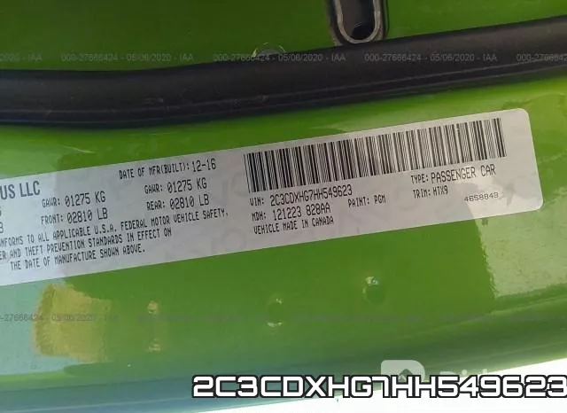 2C3CDXHG7HH549623 фото 10