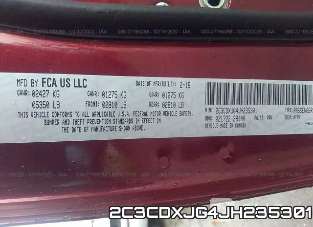 2C3CDXJG4JH235301 фото 10