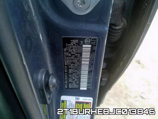 2T1BURHE8JC013846 фото 2