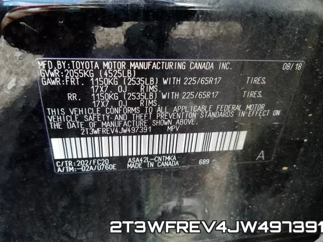 2T3WFREV4JW497391 фото 2
