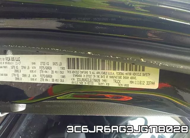 3C6JR6AG3JG178028 фото 10