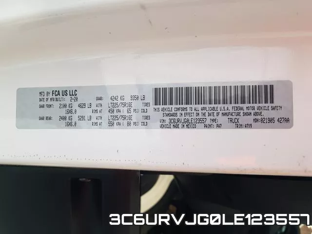 3C6URVJG0LE123557 фото 2