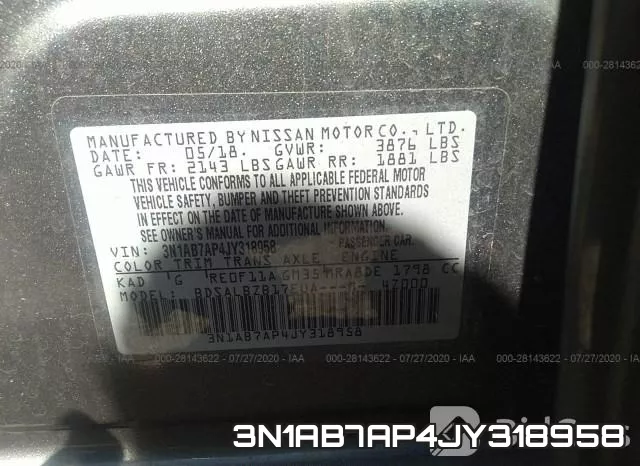 3N1AB7AP4JY318958 фото 10