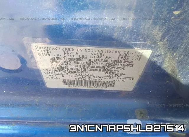 3N1CN7AP5HL827514 фото 10