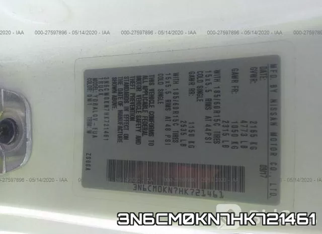 3N6CM0KN7HK721461 фото 10