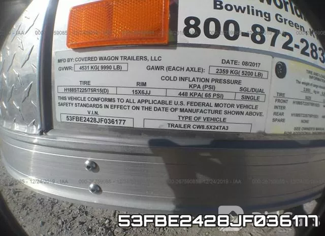 53FBE2428JF036177 фото 10
