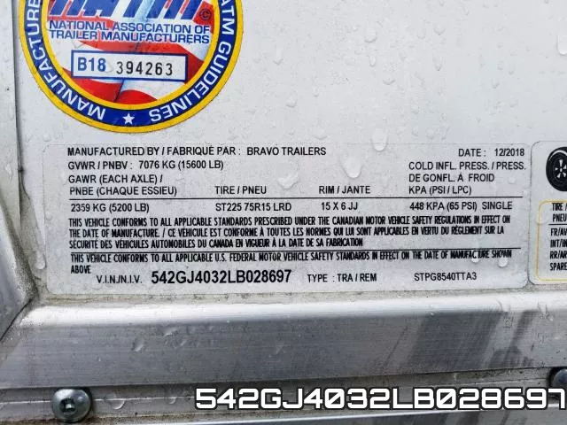 542GJ4032LB028697 фото 2