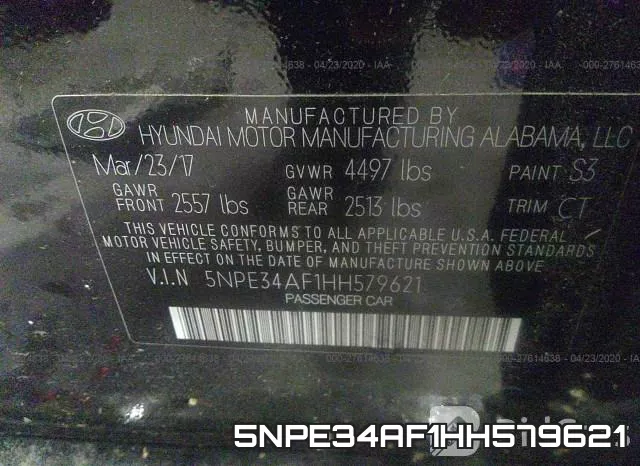 5NPE34AF1HH579621 фото 10