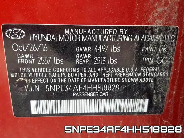 5NPE34AF4HH518828 фото 2