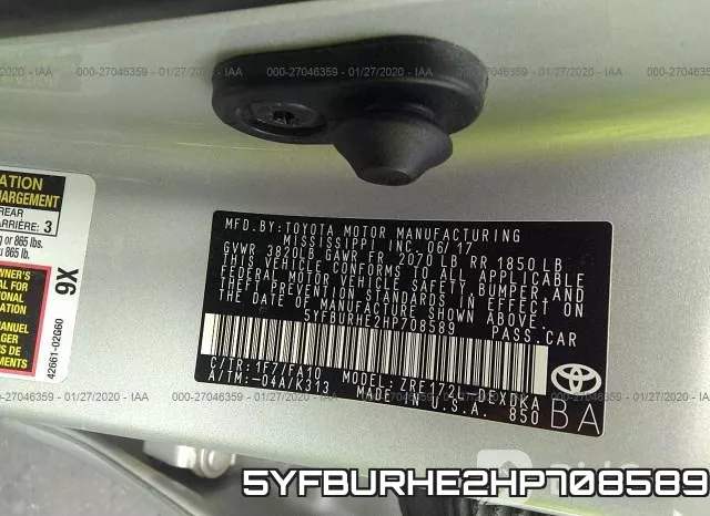 5YFBURHE2HP708589 фото 10