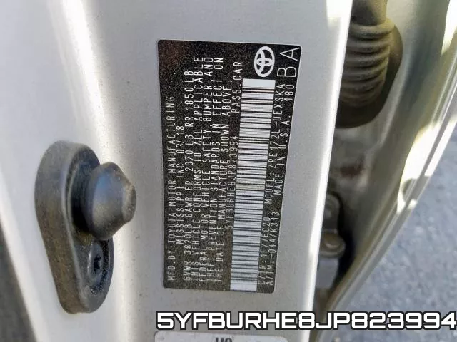 5YFBURHE8JP823994 фото 2