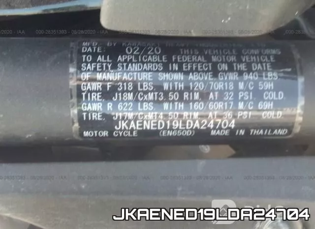 JKAENED19LDA24704 фото 2